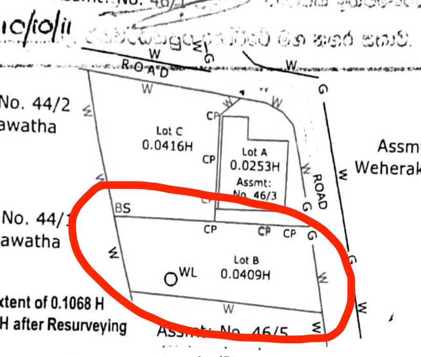 Land for Sale in Pita Kotte
