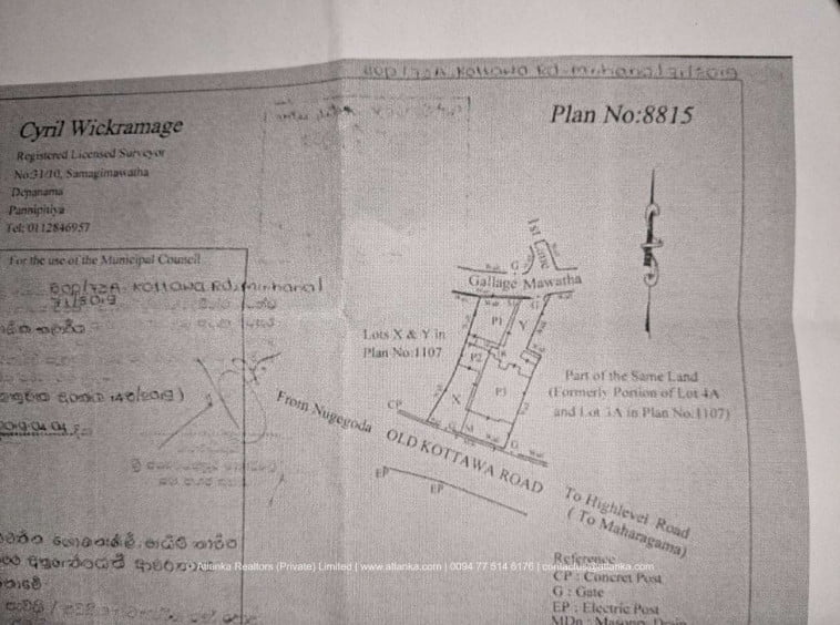 Commercial Land for Sale in Mirihana